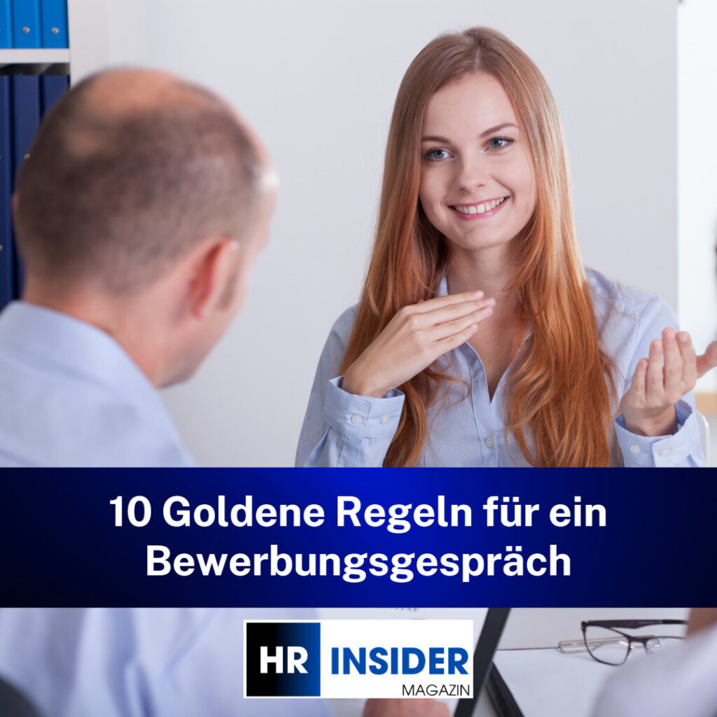 10 goldene regeln für ein bewerbungsgespräch