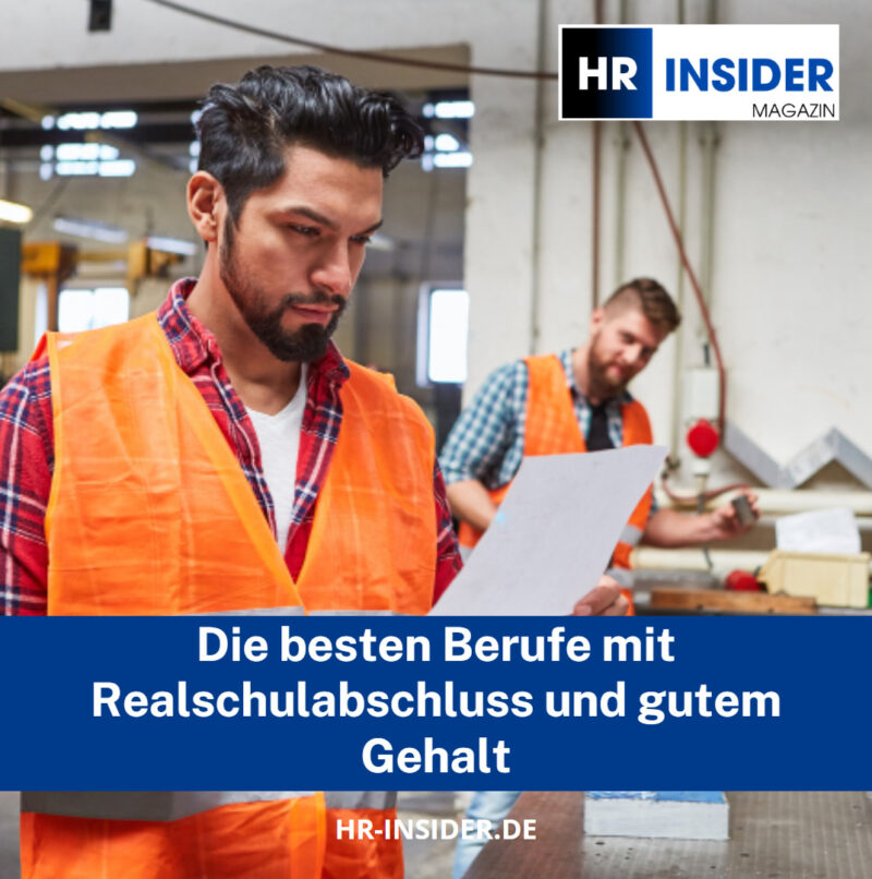 Berufe mit Realschulabschluss und gutem Gehalt Jobs