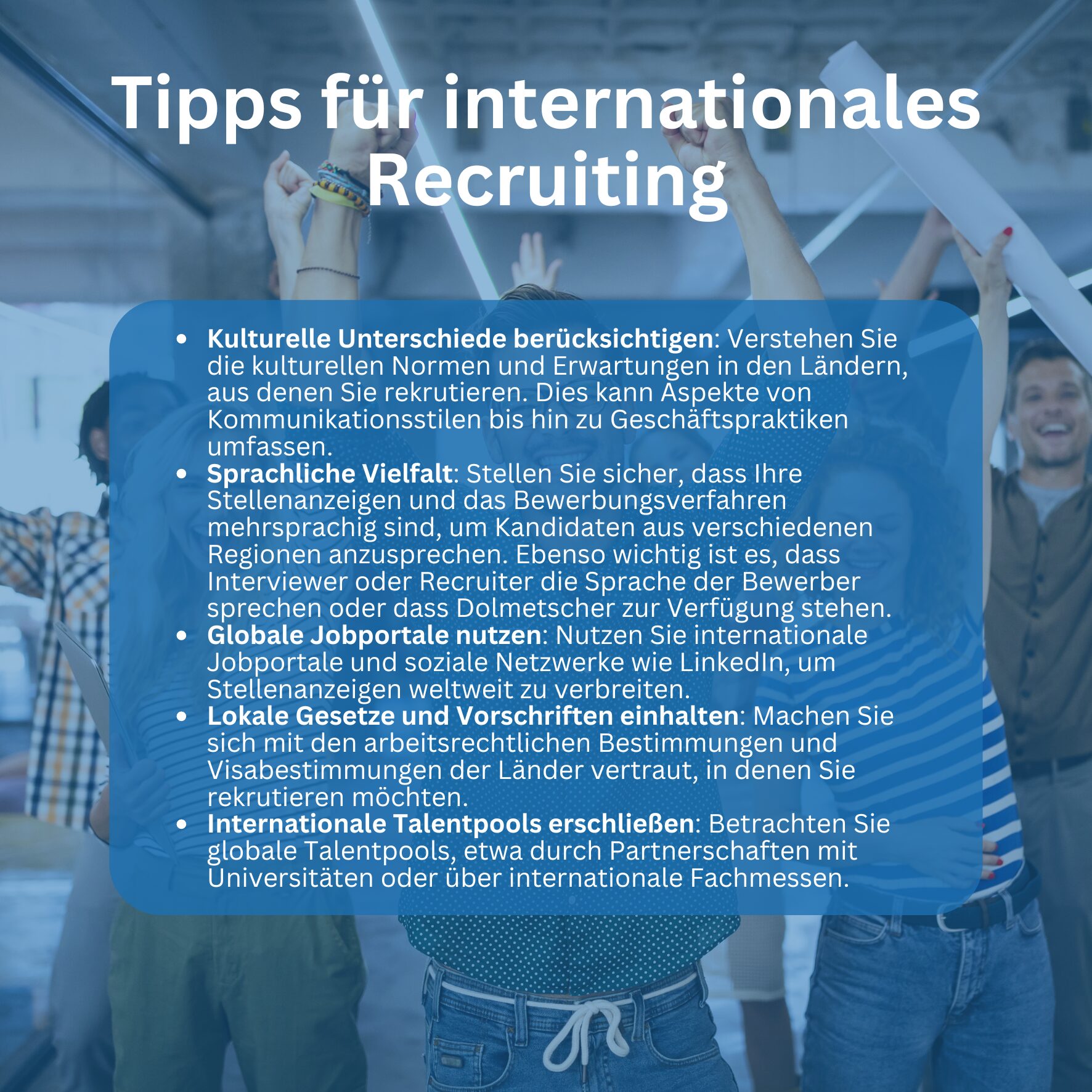 internationales recruiting