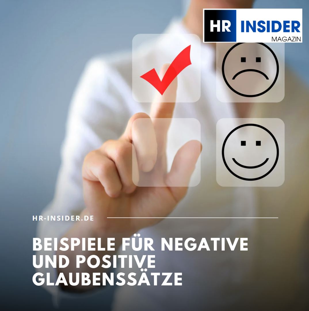 Beispiele für negative und positive Glaubenssätze