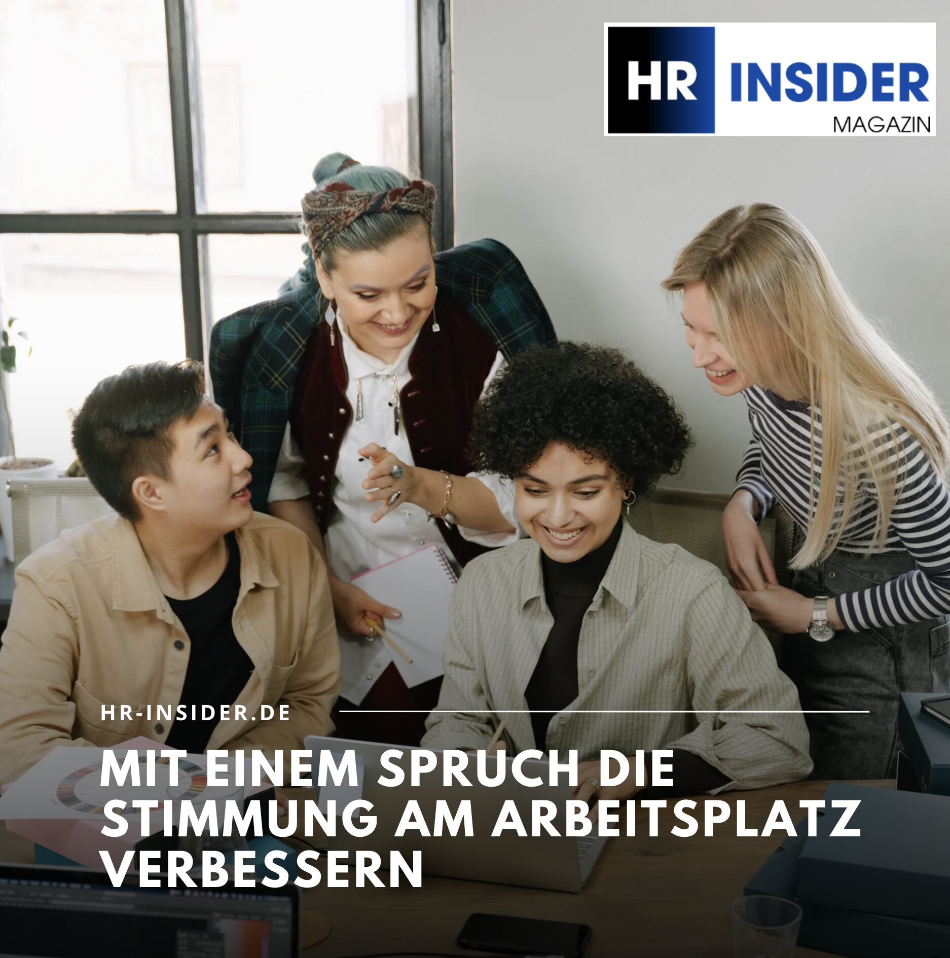 Mit einem Spruch die Stimmung am Arbeitsplatz verbessern Mit einem Spruch die Stimmung am Arbeitsplatz verbessern