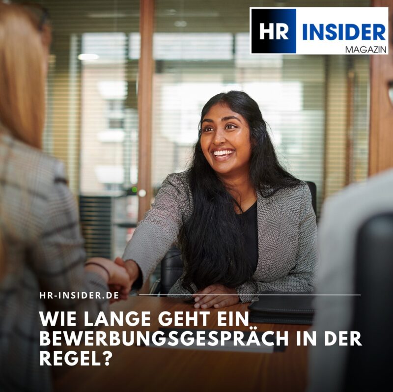Wie lange geht ein Bewerbungsgespräch: Vorstellungsgespräch für deine