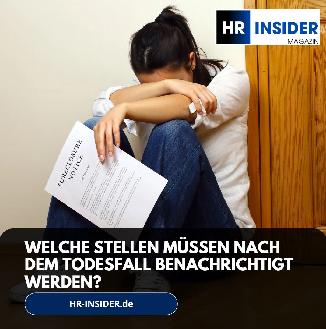 Welche Stellen müssen nach dem Todesfall benachrichtigt werden