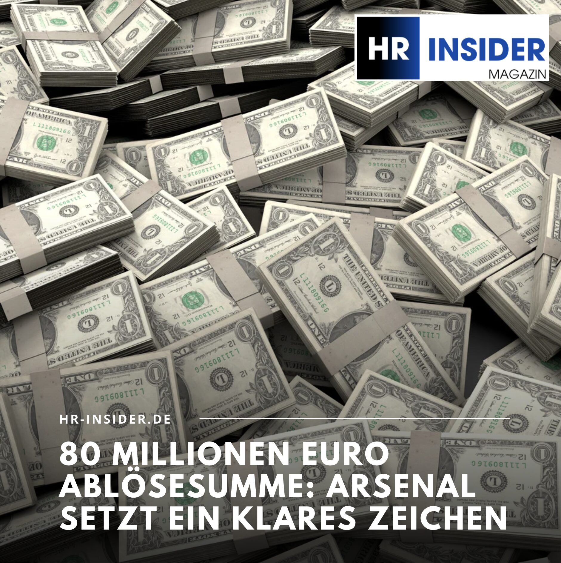 80 Millionen Euro Ablösesumme: Arsenal setzt ein klares Zeichen 80 Millionen Euro Ablösesumme: Arsenal setzt ein klares Zeichen