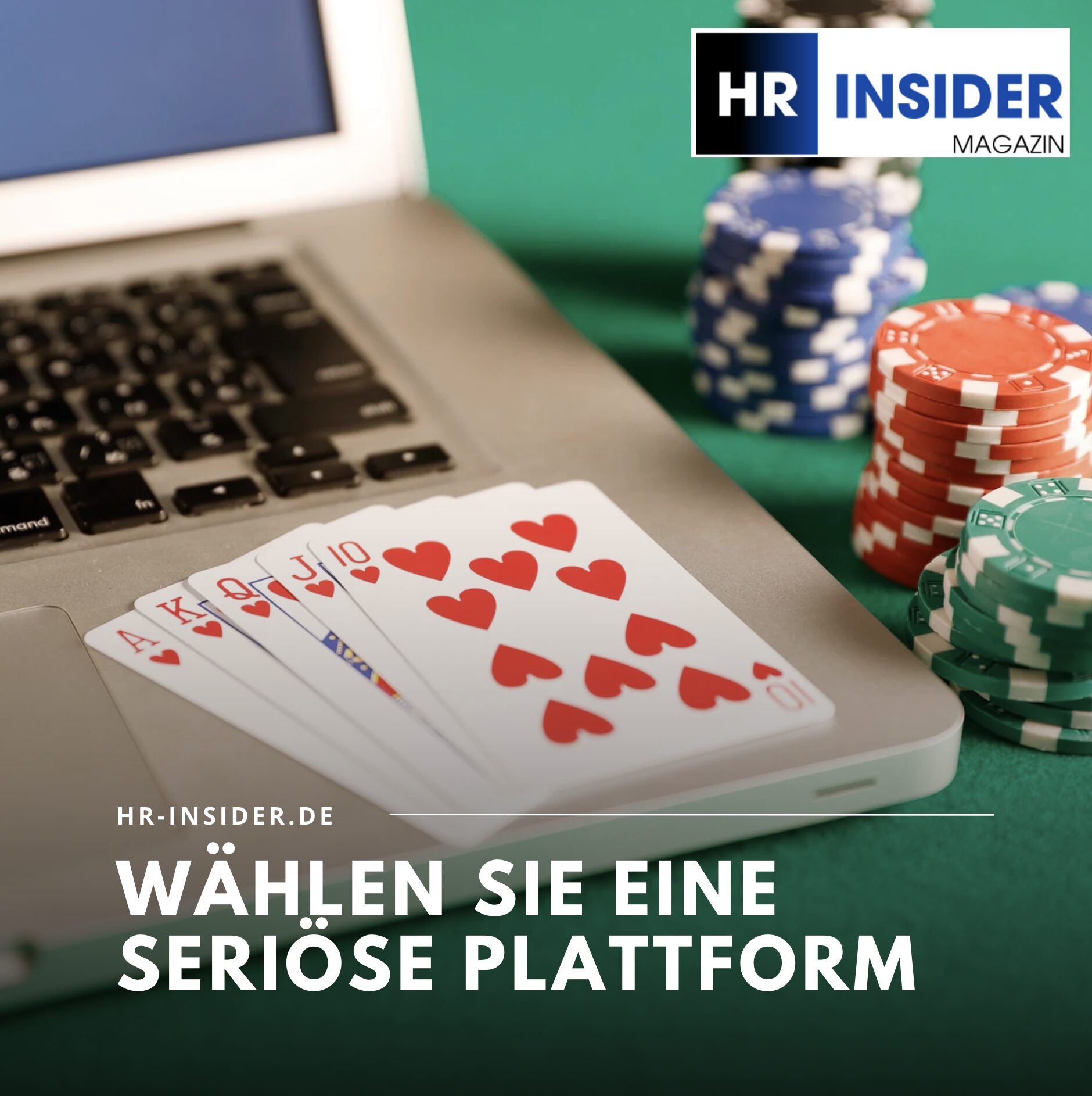 Wählen Sie eine seriöse Plattform