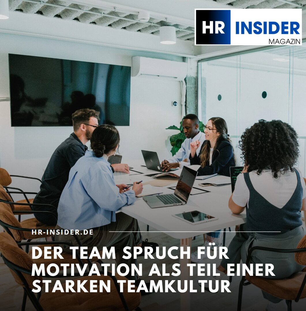 Der Team Spruch für Motivation als Teil einer starken Teamkultur