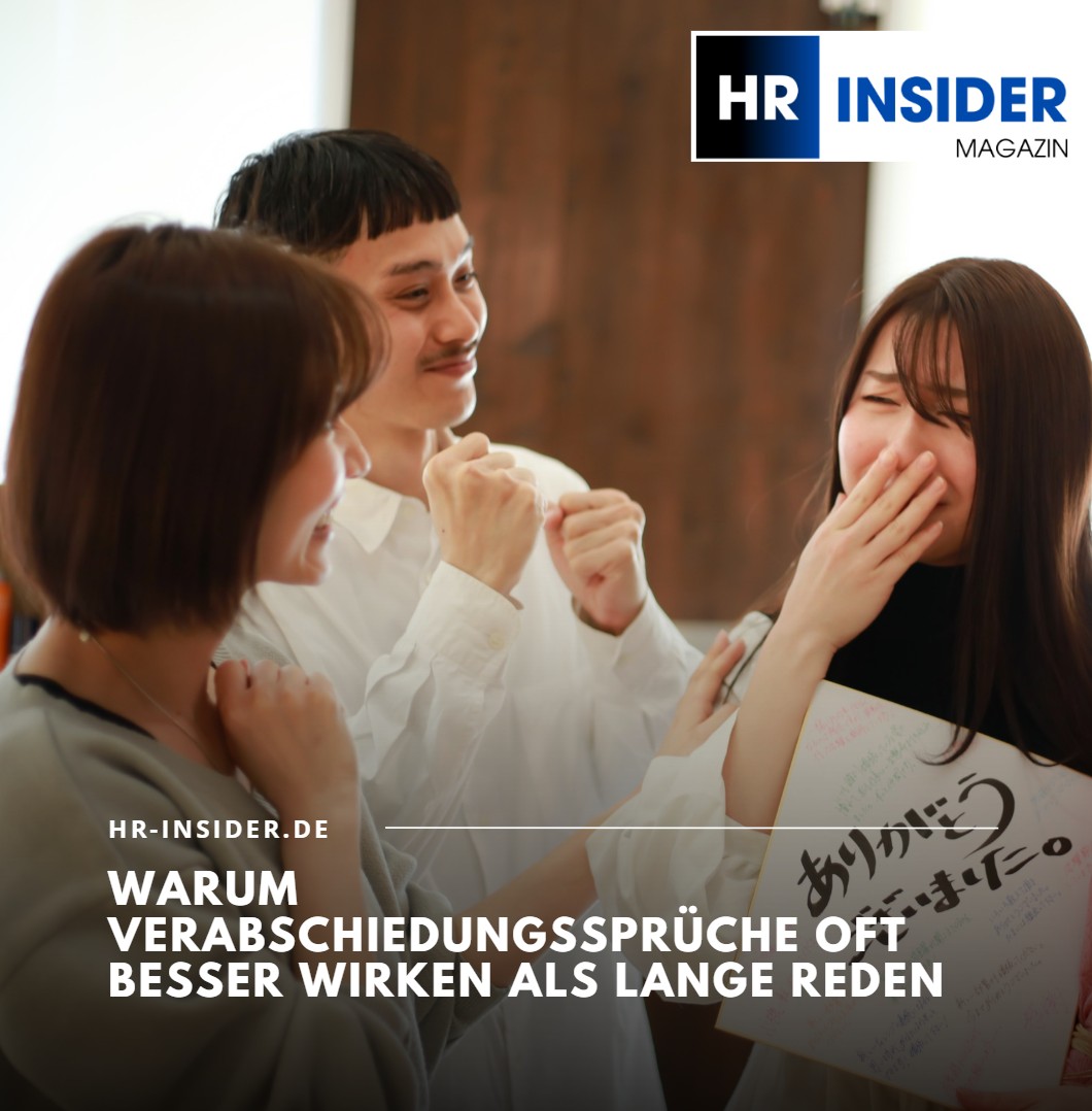 Warum Verabschiedungssprüche oft besser wirken als lange Reden Warum Verabschiedungssprüche oft besser wirken als lange Reden