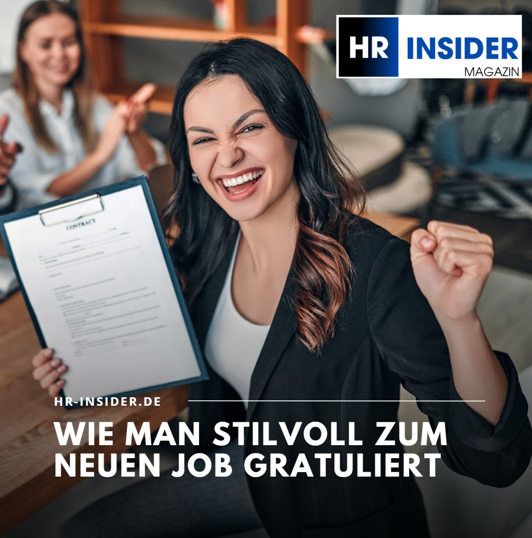Wie man stilvoll zum neuen Job gratuliert Wie man stilvoll zum neuen Job gratuliert