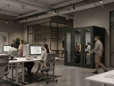 Akustische Telefonkabine Büro für Meetings