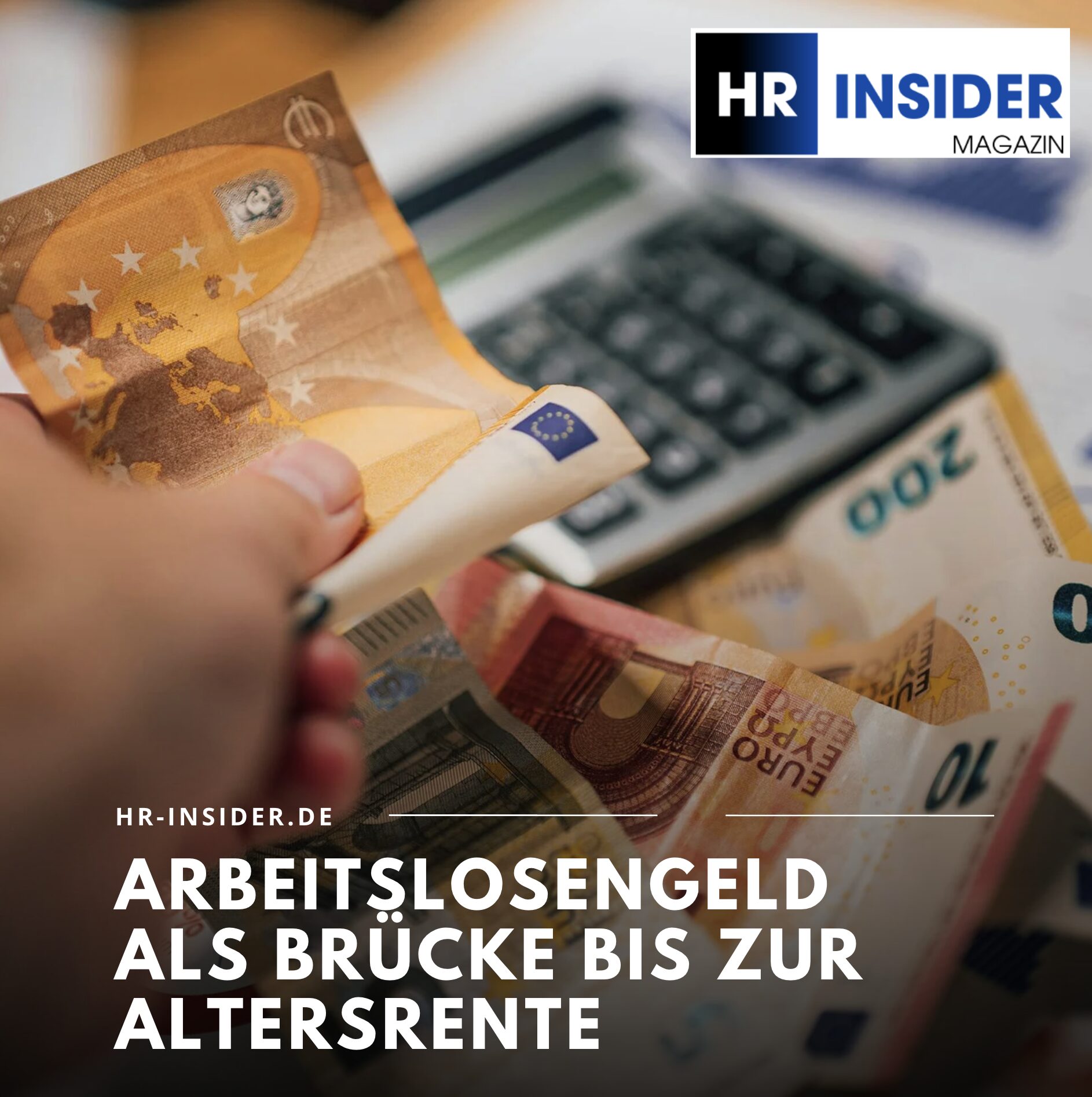 Arbeitslosengeld als Brücke bis zur Altersrente Arbeitslosengeld als Brücke bis zur Altersrente