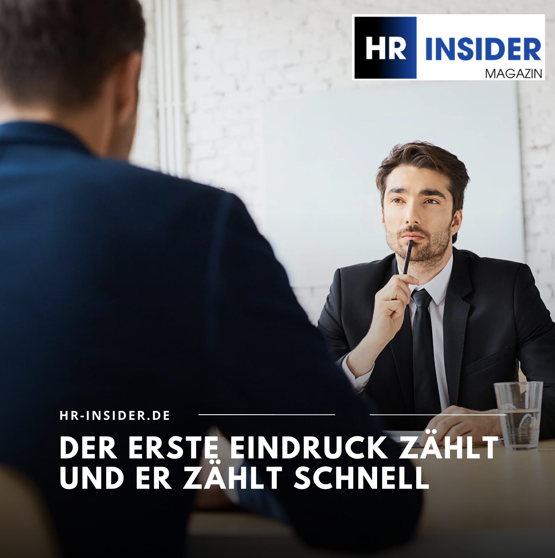 Der erste Eindruck zählt und er zählt schnell Der erste Eindruck zählt und er zählt schnell