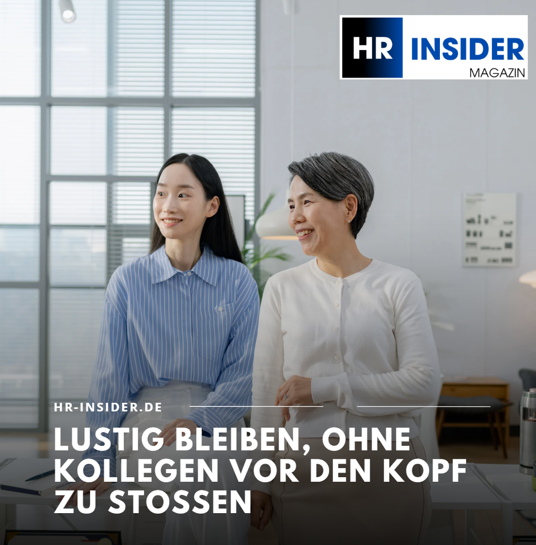 Lustig bleiben, ohne Kollegen vor den Kopf zu stoßen Lustig bleiben, ohne Kollegen vor den Kopf zu stoßen